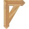 Ekena Millwork Traditional Arts & Crafts Rough Sawn Bracket, Western Red Cedar, 6"W x 24"D x 32"H BKT06X24X32TRA03RWR - alternate 2